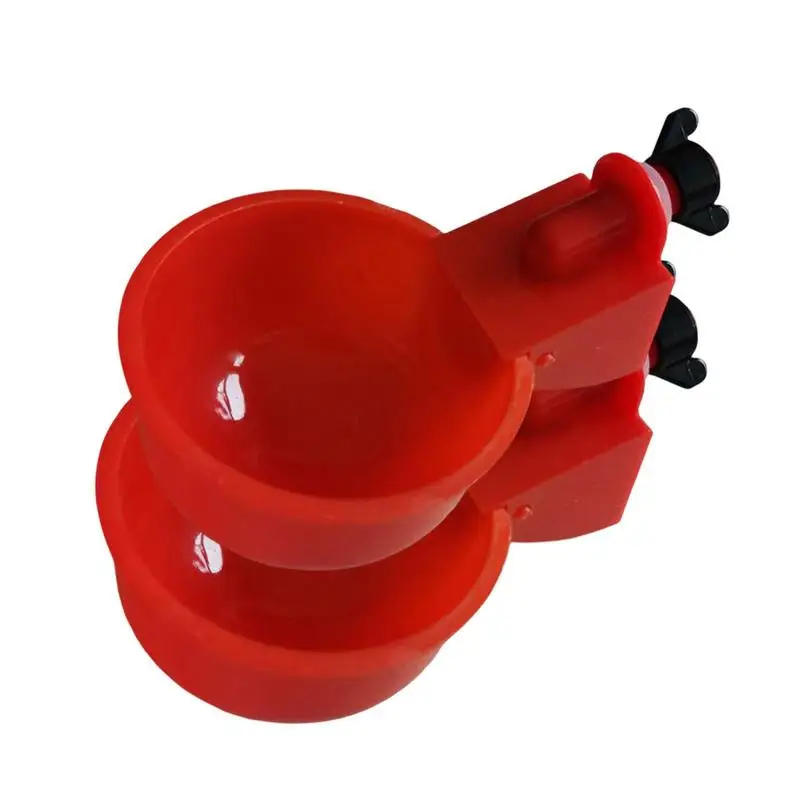 

Chicken Cups For Water 5pcs Automatic Chicken Waterer Kit For Poultry Chicken Water Cups Poultry Water Feeder Kit Poultry
