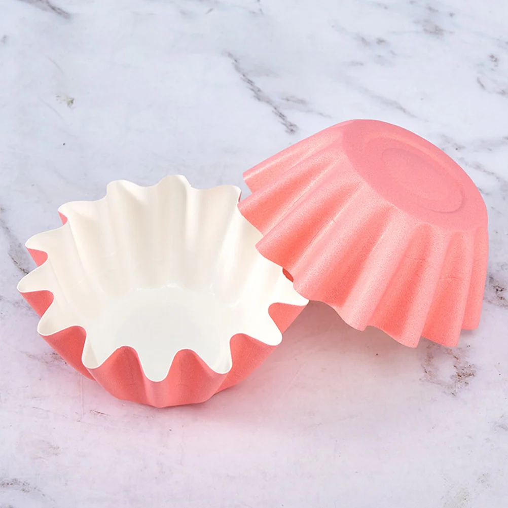 

200 Pcs Large Cupcake Liners Papers Packing Baking Supplies Coated Muffin Cups Holders