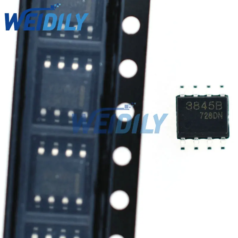 

10 шт. UC3845 UC3845B UC3845BN 3845B SOP-8 SMD IC новый