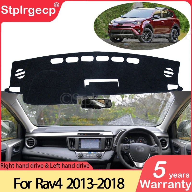 for Toyota Rav4 XA40 2013~2018 RAV 4 40 Anti-Slip Mat Dashboard Dash Cover Pad Sunshade Dashmat Accessories 2014 2015 2016 2017