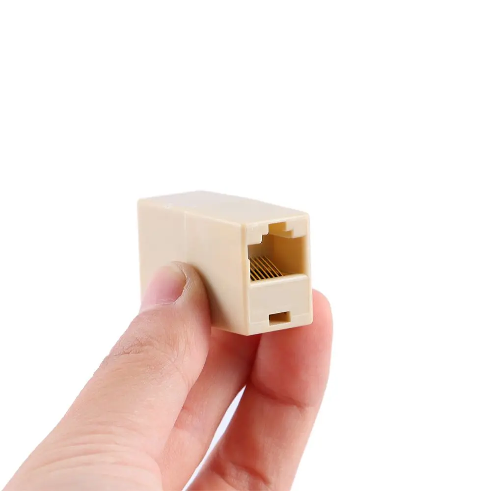 Кабельный адаптер Ethernet Sockt CAT5 CAT6 RJ45 Удлинитель соединитель Соединитель Сетевые