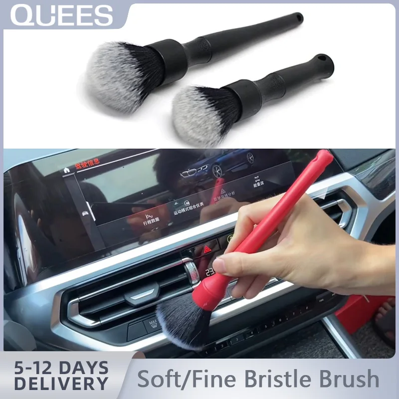 

QUEES Car Detailing Brush Cleaning Tools Car Detailing Kit Interior Air Conditioner Supplies Dusting Upholstery Cleaning Tool