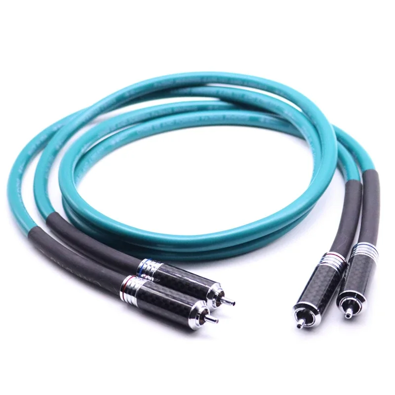 Hi-Fi разъем RCA из углеродного волокна CARDAS Cross соединительный аудиокабель усилитель