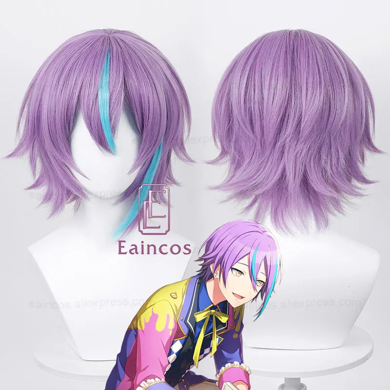 Ful Stage! Kamishiro Rui Cosplay Wig Unisex Mixed Color Wigs Heat Resistant Synthetic Hair