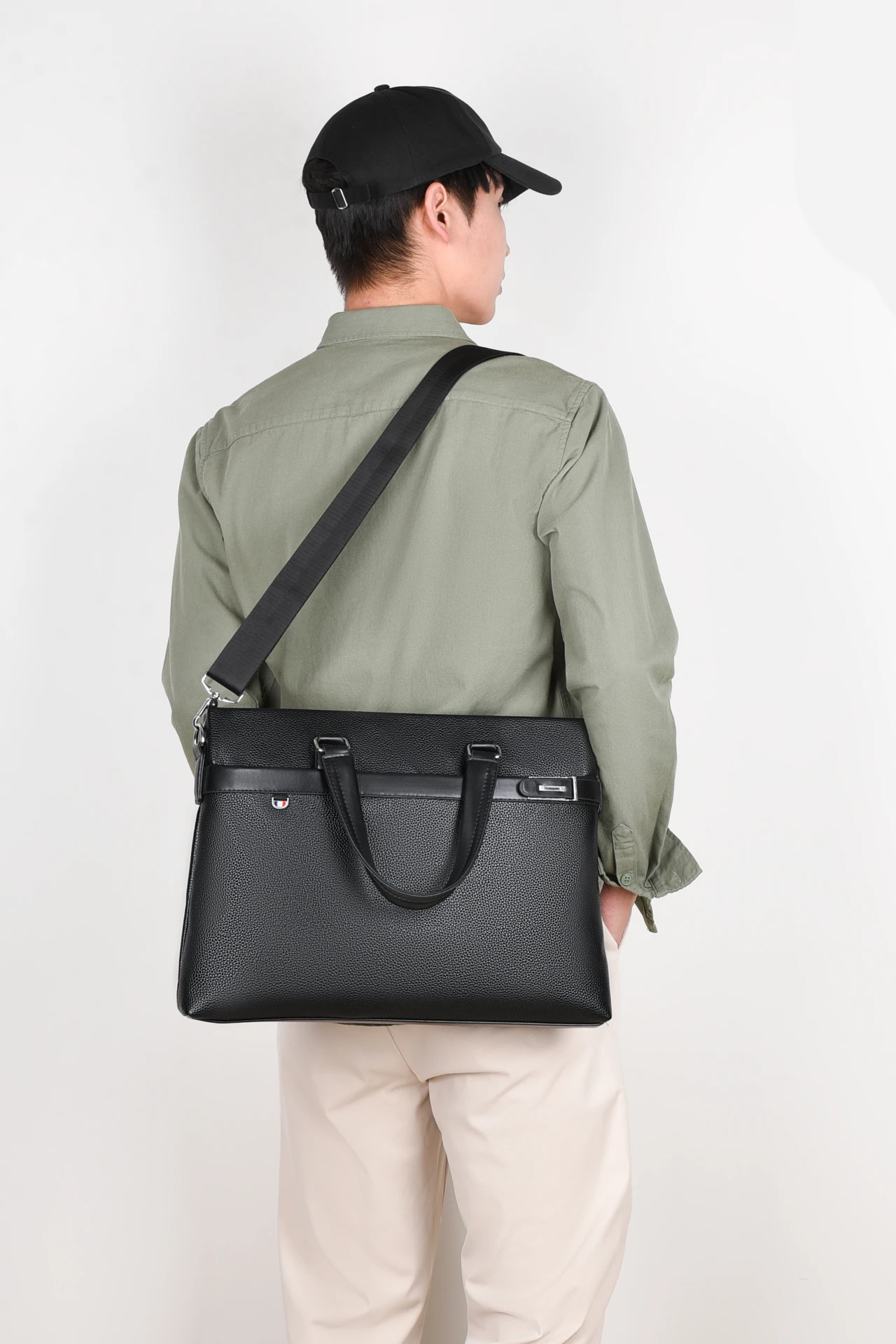 Мужская сумка через плечо в стиле ретро сумки мужские тоуты