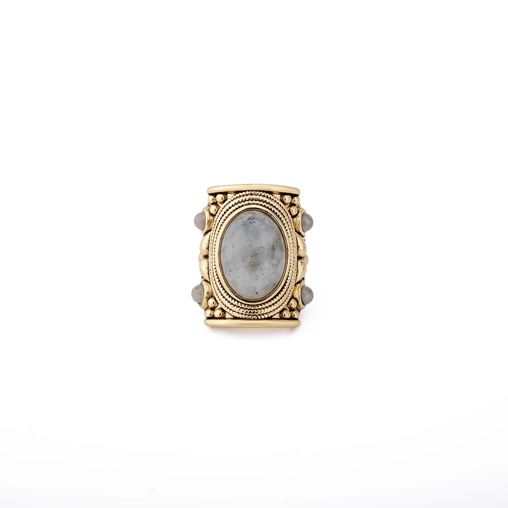 Женское уникальное кольцо бутик Amorita French multi-gem Design модель 48042 года