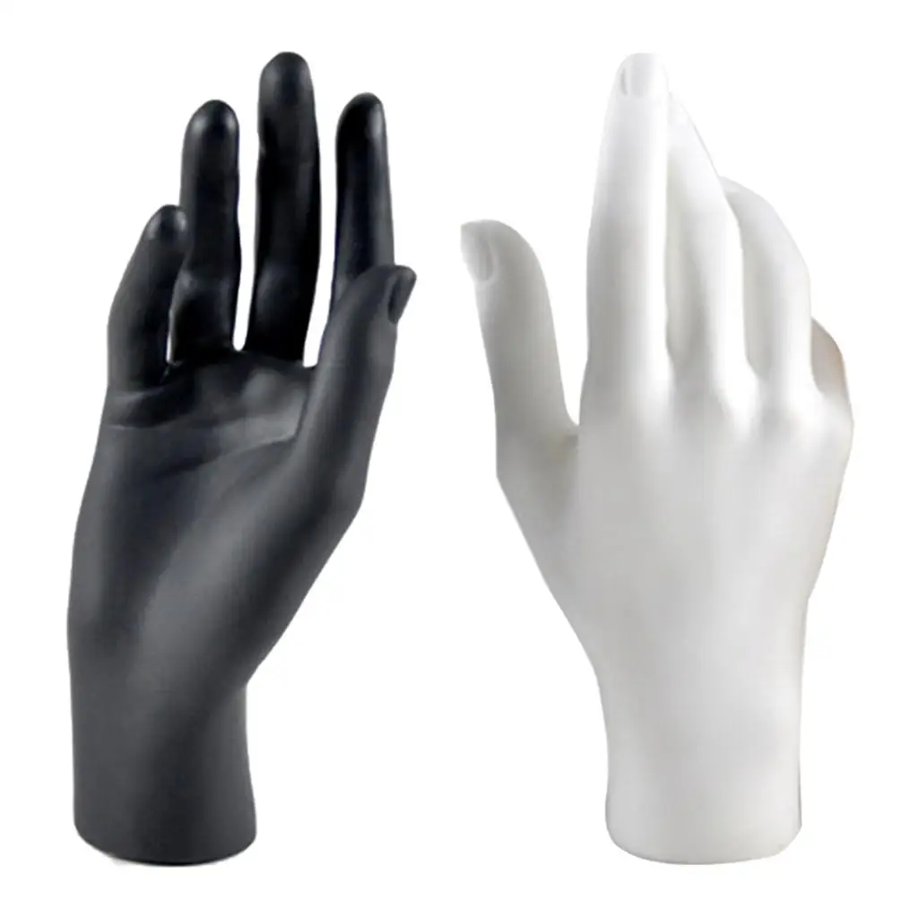 

2pcs Female Mannequin Hand for Jewelry Bracelet Rings Display Rack Prop