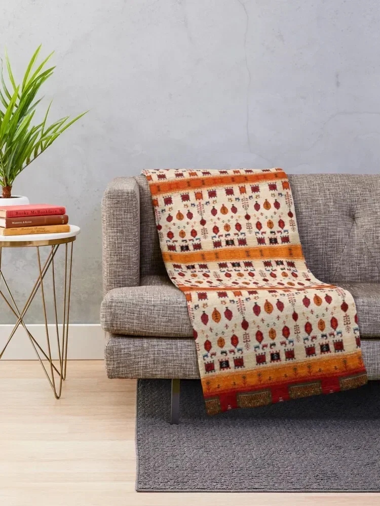 Богемное традиционное берберское винтажное осеннее сезонное одеяло из