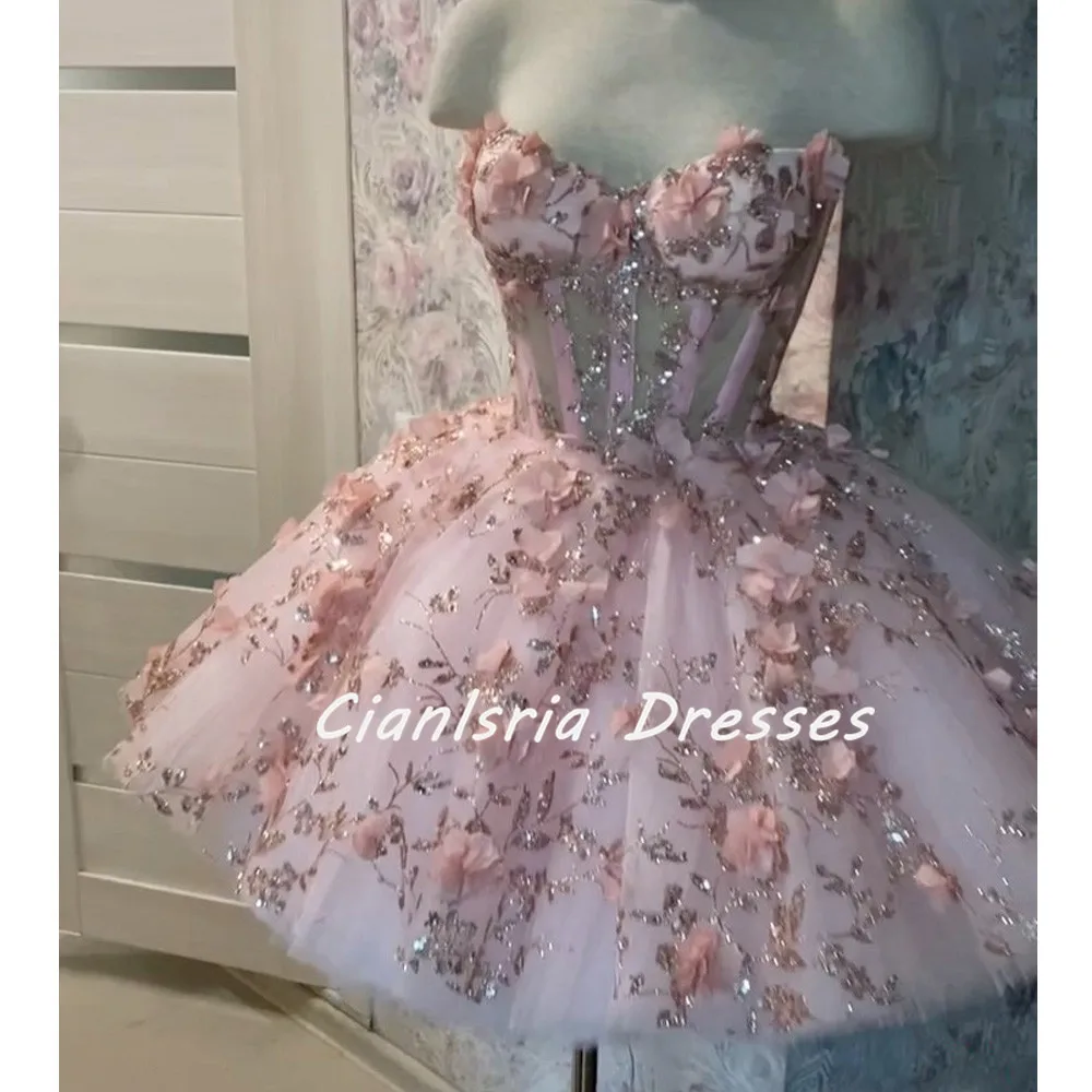 Бальное платье принцессы платья для Quinceanera милый тюлевый корсет с глубоким