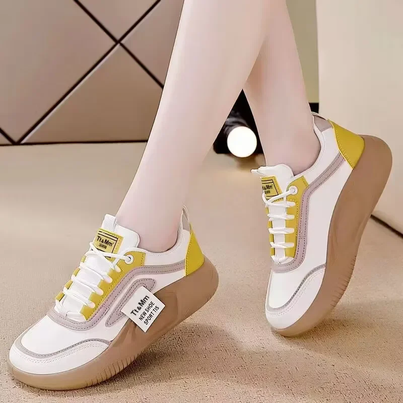 Кроссовки женские спортивные дышащие сетчатые Вулканизированная подошва