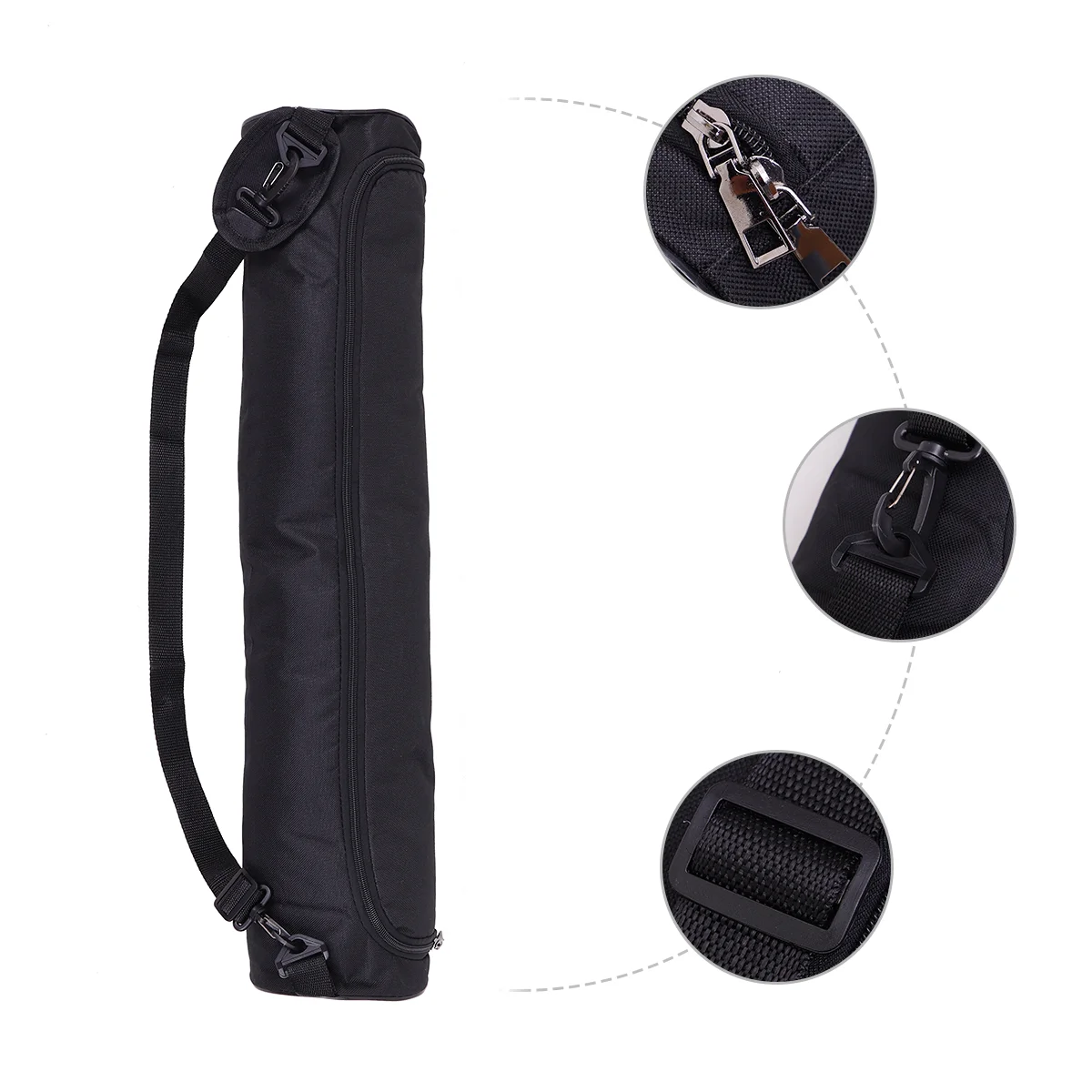

Full-Zip Yoga Mat Carrier Canvas Backpack Holder Exercise Sling Case Tote Bags Pilates Carry Strap Shoulder