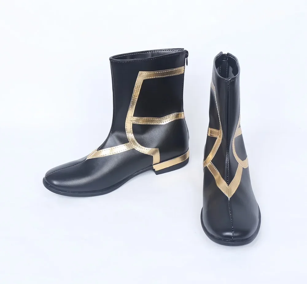 FGO Fate Grand Order Caster Merlin Сапоги для косплея Обувь на заказ