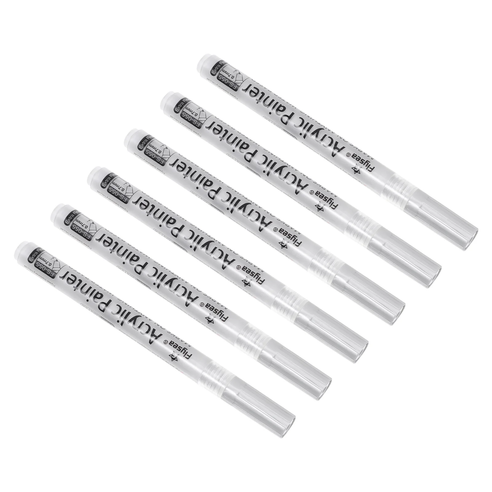 

6Pcs Students Marker Pens Painting Pens Practical Paint Markers Art Supplies