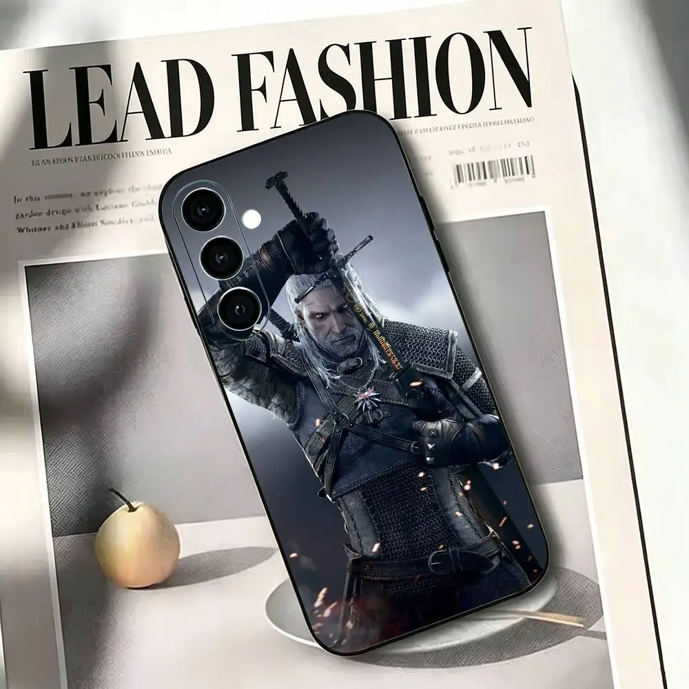 Фото Чехол для телефона Game T-The Witcher W-Wild Hunt-s для Samsung A73 20,21s,22,31,32,52,53,72, мягкий черный корпус №5