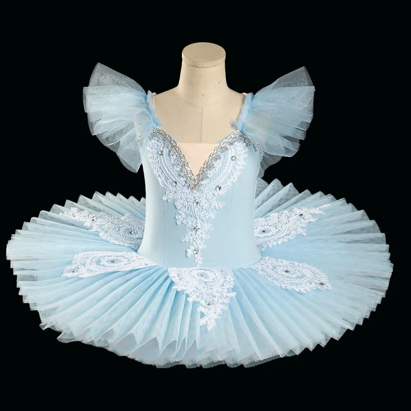 

2022 New Women Sleeping Beauty Ballet tutu Pink pancake tutu girl performance stage costumes ballerina