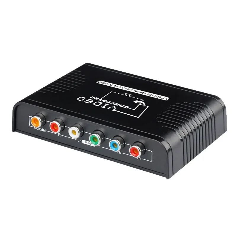 5 компонентов RCA Ypbpr в HDMI-совместимый преобразователь адаптер видео видео-аудио