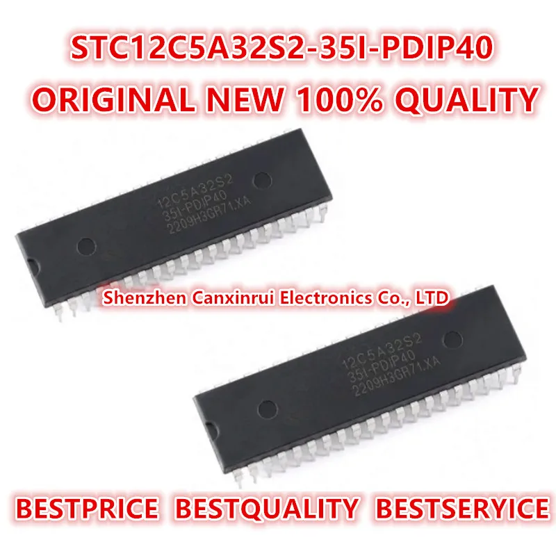 

(5 Pieces)Original New 100% quality STC12C5A32S2-35I-PDIP40 Electronic Components Integrated Circuits Chip