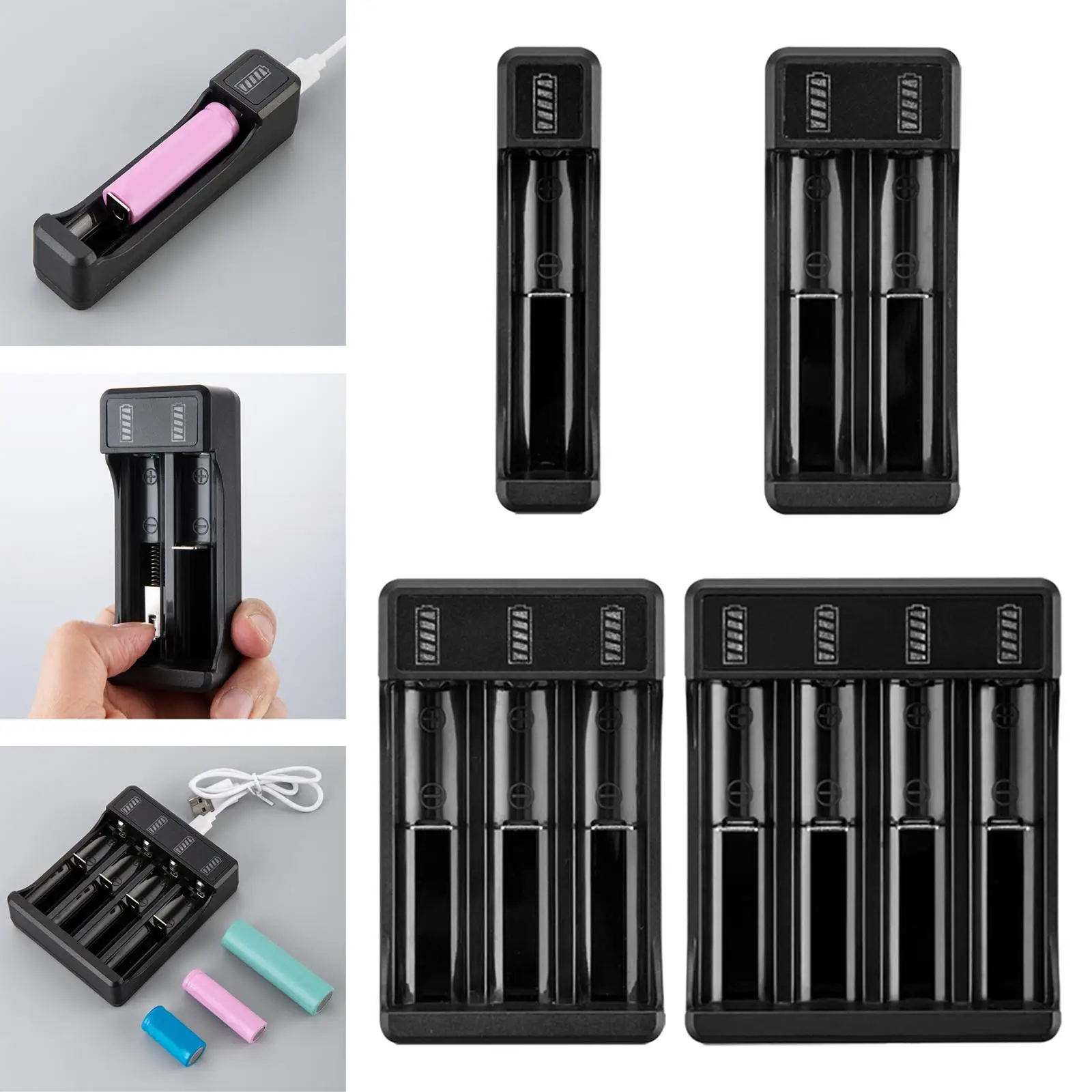 USB-зарядное устройство с индикатором яркости для литиевых аккумуляторов 3 7 в/4 2 в