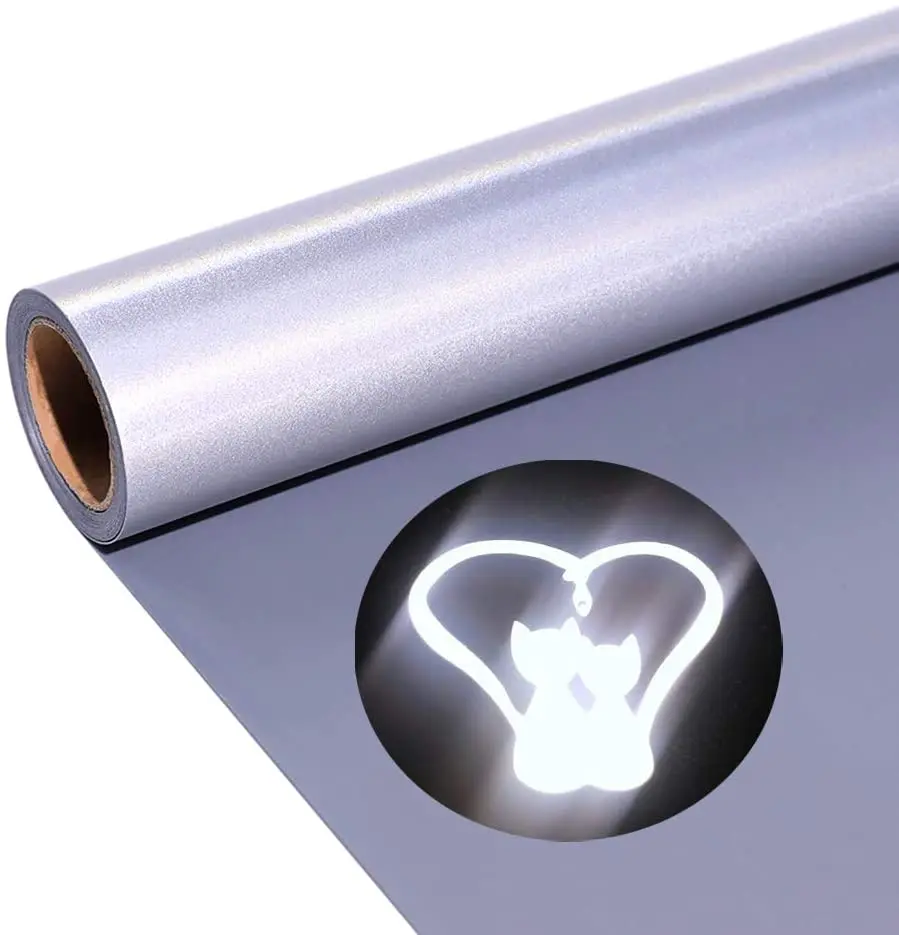 1 рулон 30*100 см светоотражающий теплопередающий винил HTV для футболок