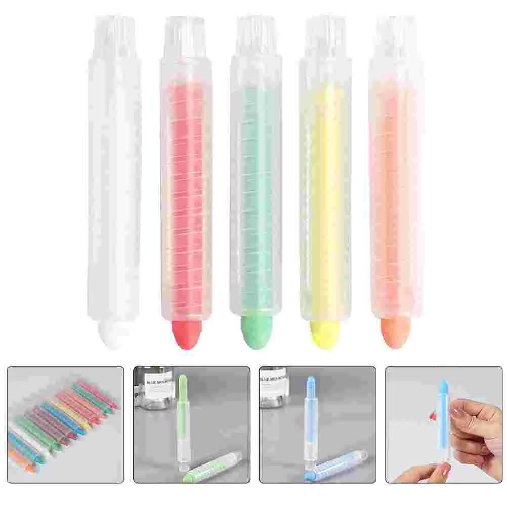 

Colored Chalk Erasable Chalks Chalkboard Solid Multi-function Drawing Dustless Indoor Sidewalk Kids Toddlers