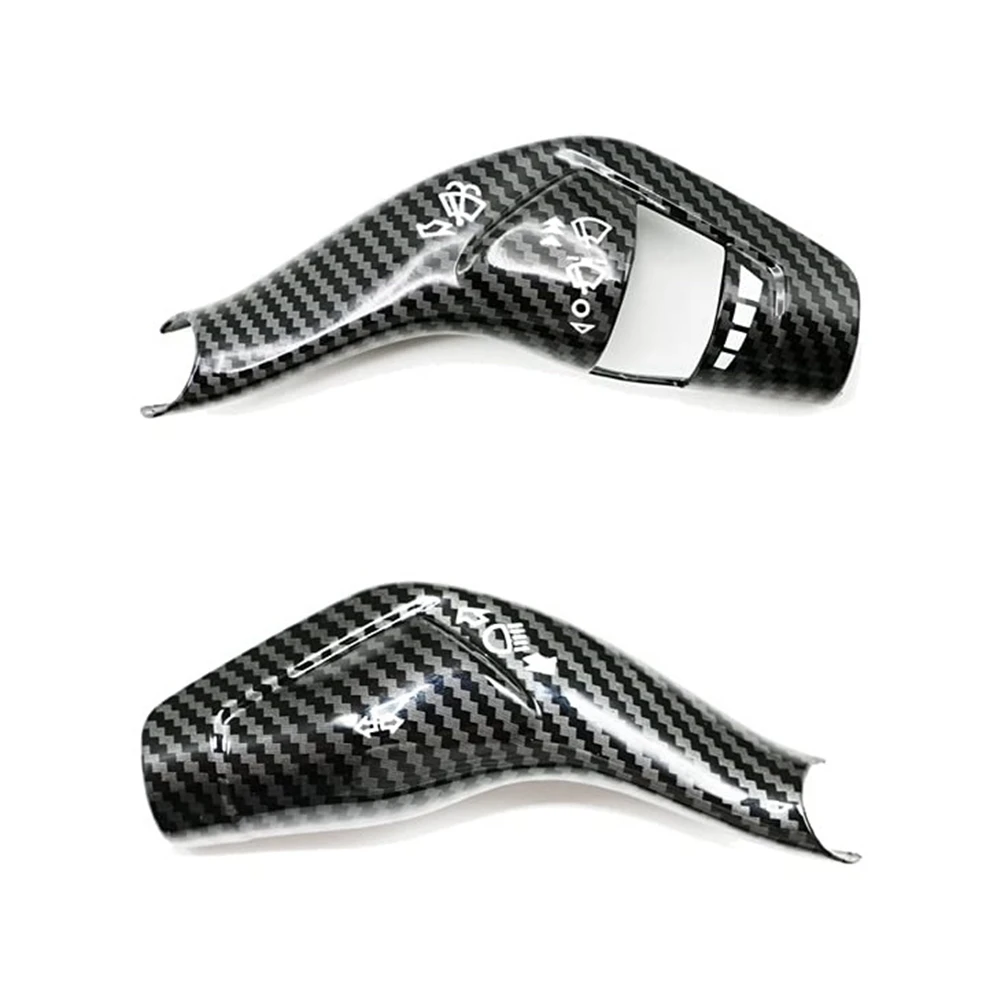 

Car Windshield Wiper Lever Cover Decor Sticker Trim for Ford Ranger Everest 2015+ Turn Signal Lever Switch,Black Carbon