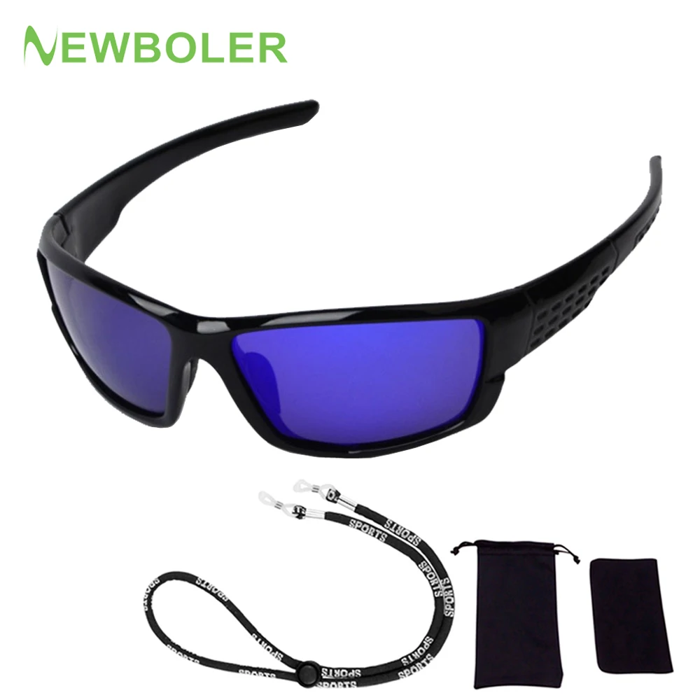 

Солнцезащитные очки NEWBOLER Мужские поляризационные, UV400, с коричневыми и желтыми линзами, ночная версия, для спорта на открытом воздухе, вожде...