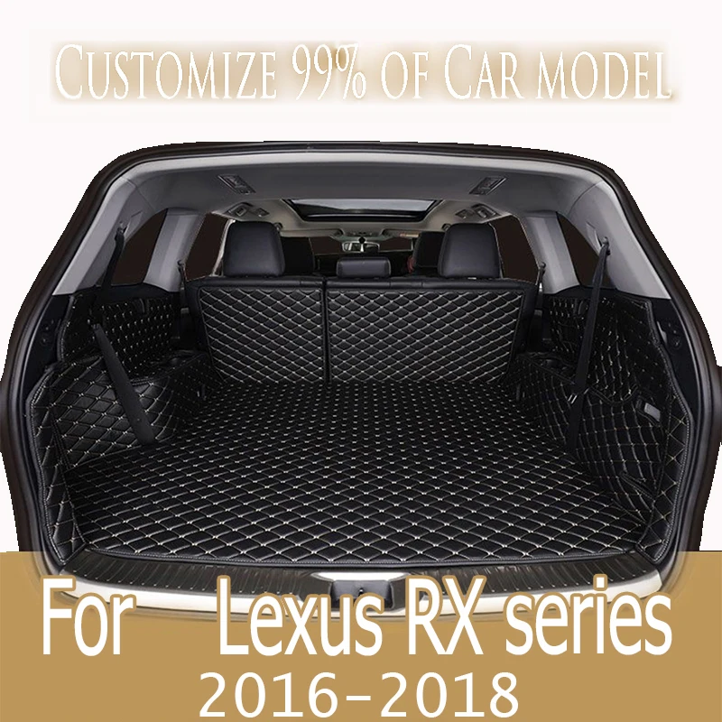 

Высококачественный коврик для багажника автомобиля на заказ для серии Lexus RX 2016-2018, 5 сидений, подкладка для груза, коврик, аксессуары для интерьера, водонепроницаемый чехол