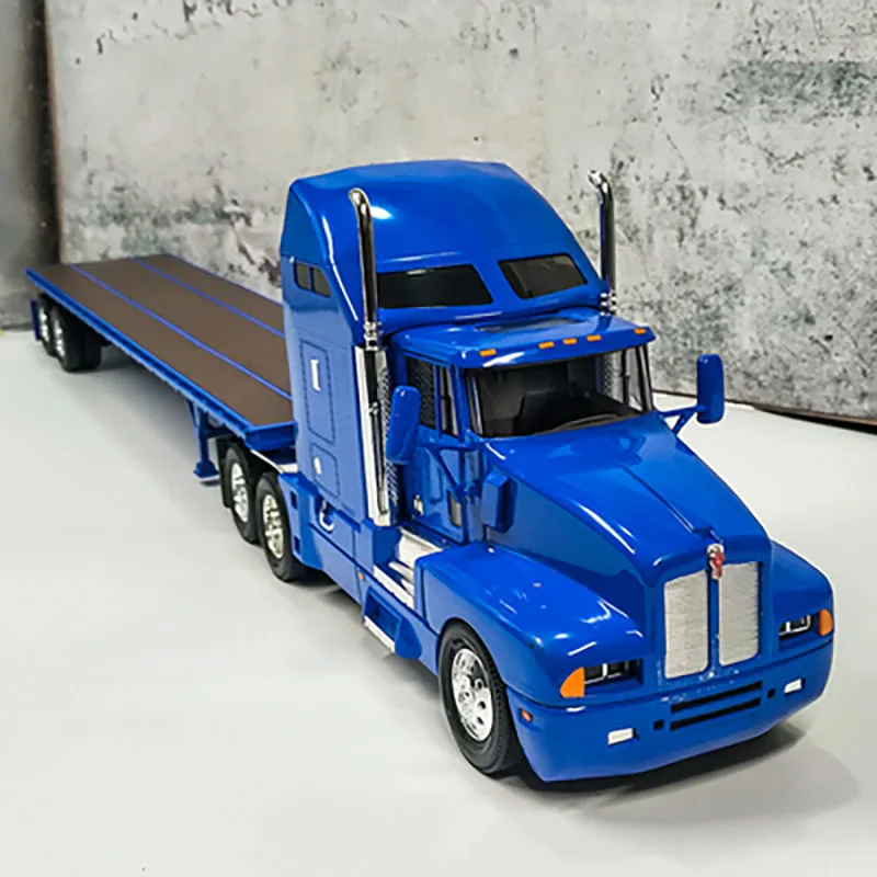 Model 1:24 Scale Simulation Flatbed Tractor Tractor Vehicle Static Decoration Boys Gifts
