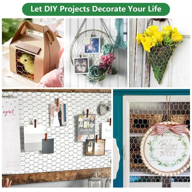 Металлическая проволочная сетка шестигранная защитная для птиц кроликов