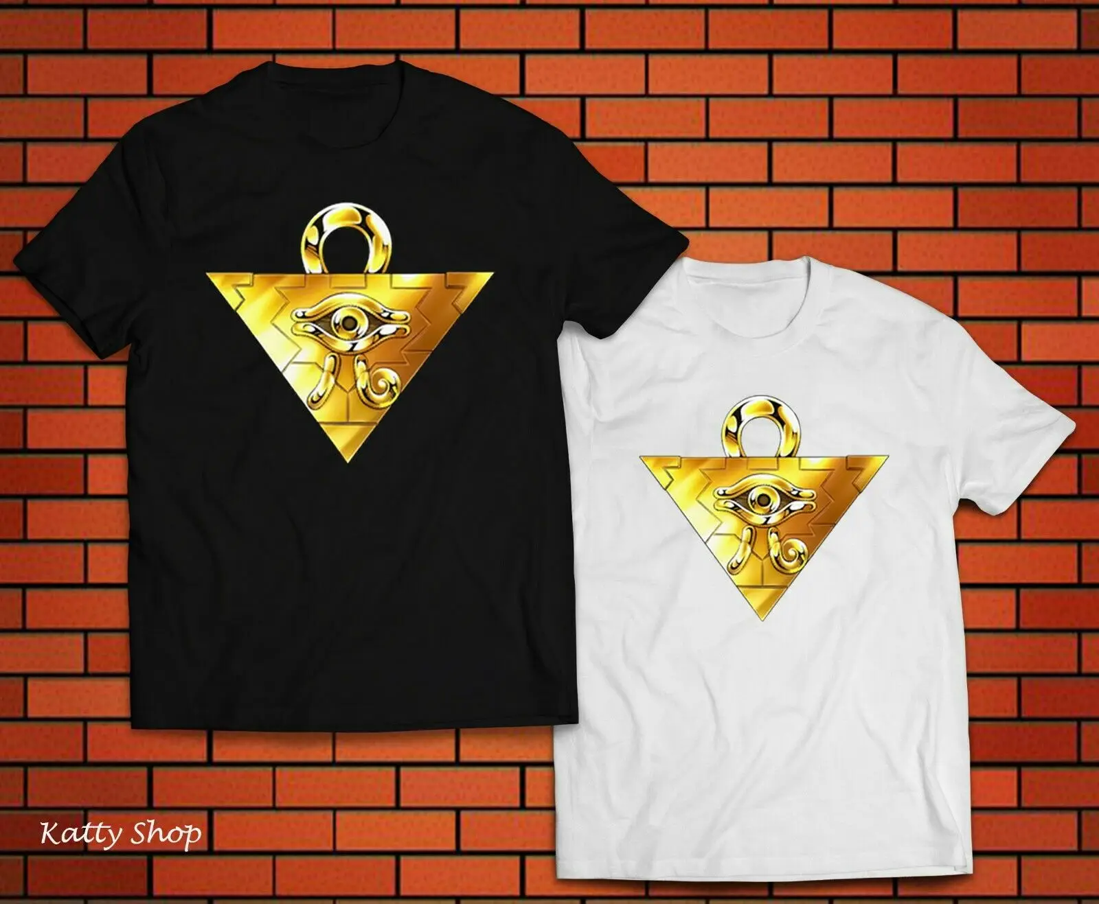

New Design Millennium Puzzle Yu Gi Oh Black White T-Shirt Variations