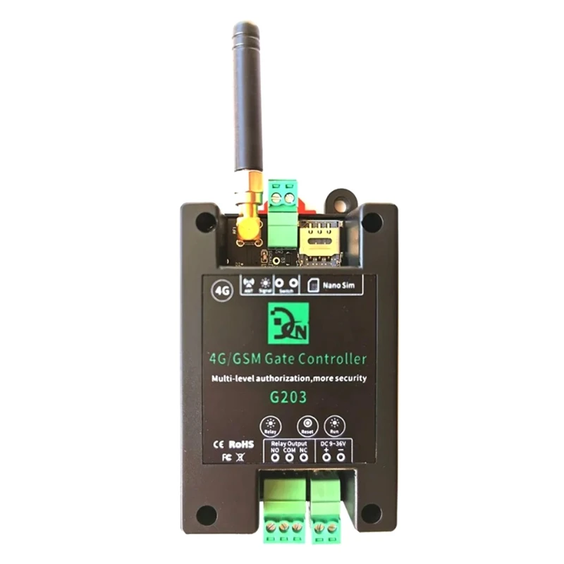 Контроллер доступа GSM 4G LTE приложение SMS дистанционное управление релейный
