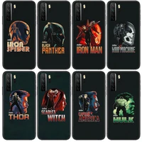 marvel hero cell phone black soft cover the pooh for huawei nova 8 7 6 se 5t 7i 5i 5z 5 4 4e 3 3i 3e 2i pro phone case cases