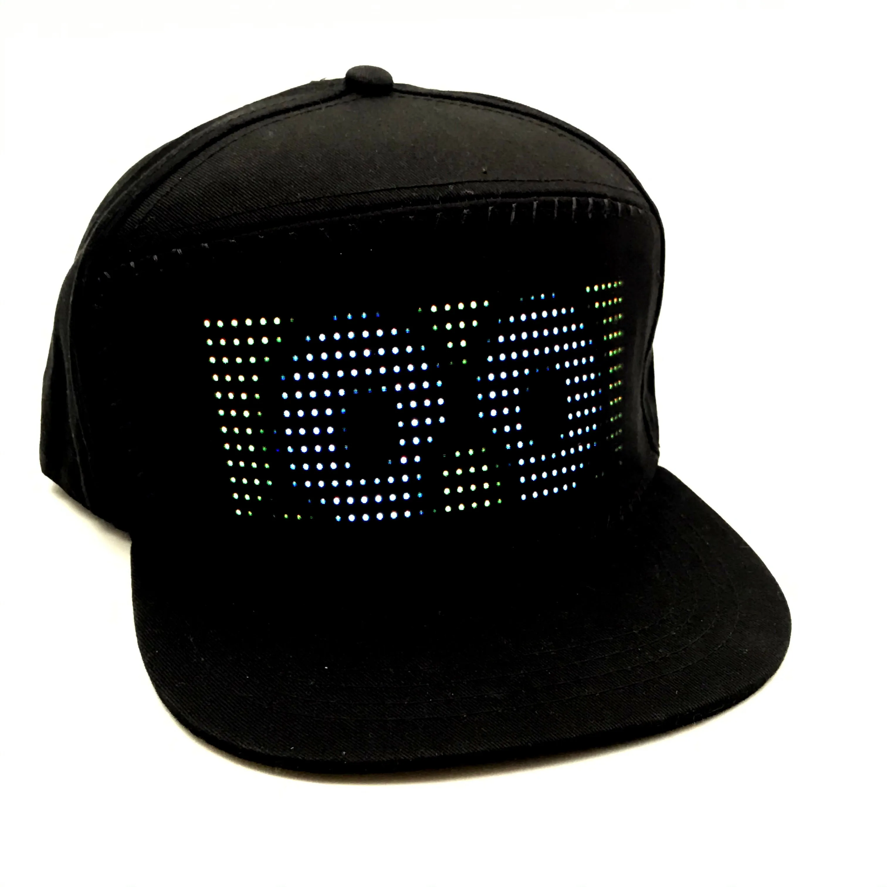 

Multi Language USB Charging App Control Scrolling Message LED display Gorras snapback Led Message Cap Led Message Hat