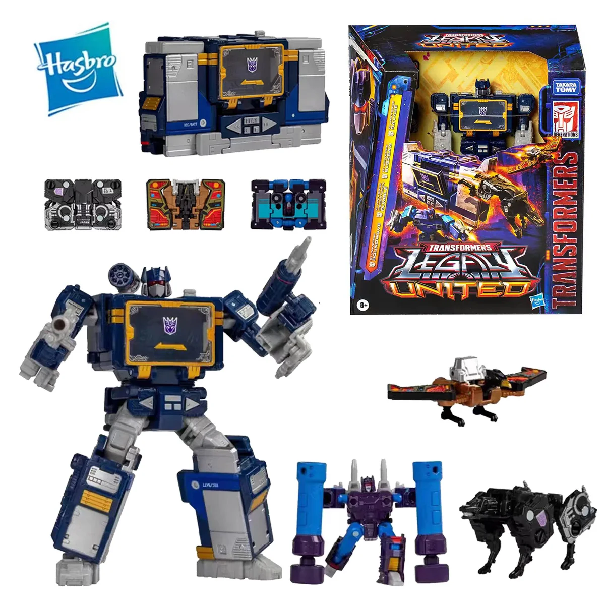 В наличии Трансформеры Soundwave Rumble Buzzsaw Ravage Voyager Фигурка Модель Коллекция игрушек