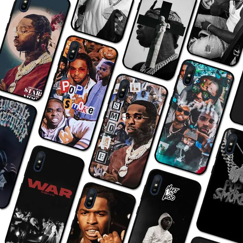 

Pop Smoke Famous Rapper Phone Case For Redmi 9A 8A 7A 7A 7 6A 5A 5 Plus 4X S2 GO K20 K30 6 Note 8 9 Pro Cover