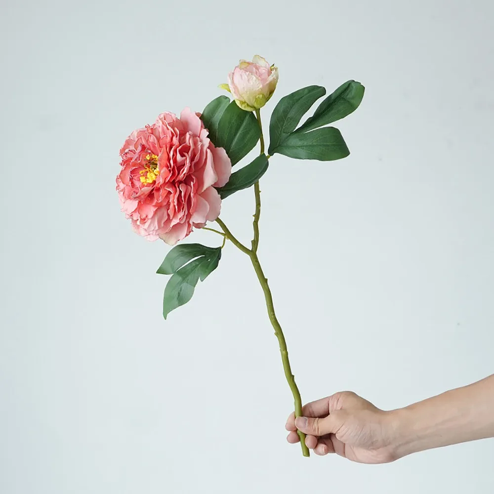 

Искусственные цветы пионы 49 см 2 штуки