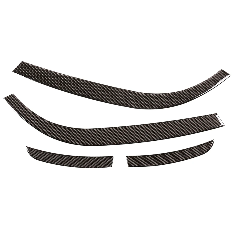 

Передняя фара из углеродного волокна для Toyota Hilux 2015-2021, декоративная полоса для бровей, отделка, Стайлинг автомобиля