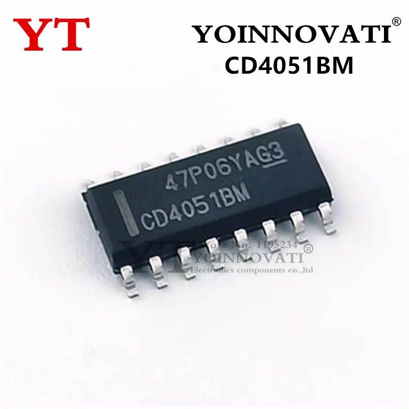 

10 шт./партия CD4051BM CD4051 4051 SOP16 IC