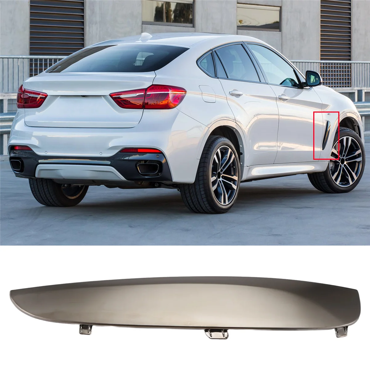 Накладка на боковую панель воздуховода автомобиля для X6 F16 2015-2019 35i 35iX 5iX 50iX