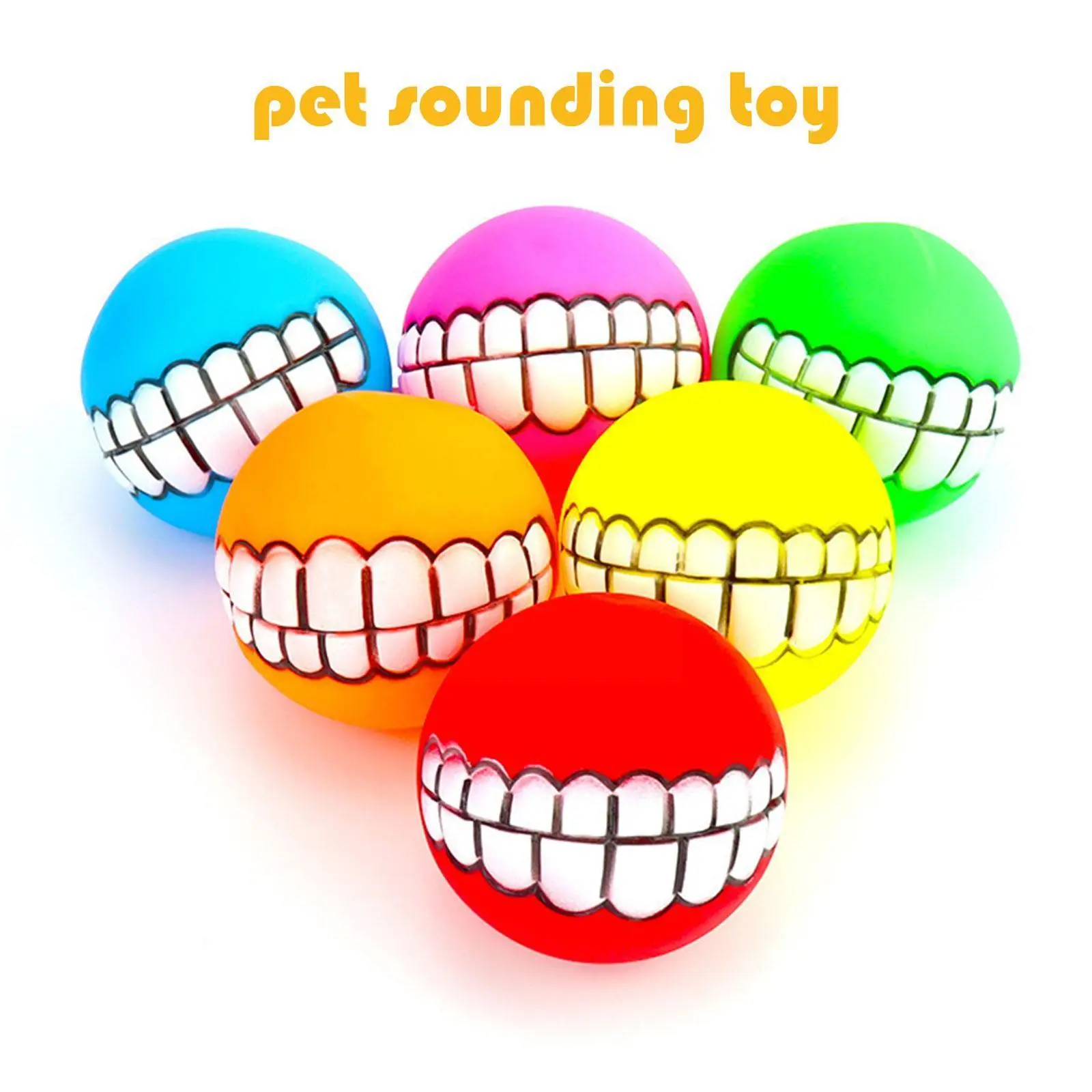 

Silicone Sounding Dog Toy Ball Chew Treat Holder Tooth Interactive Puppy Pet Supplies Training Dog Cleaning Squeak Toys D5b4