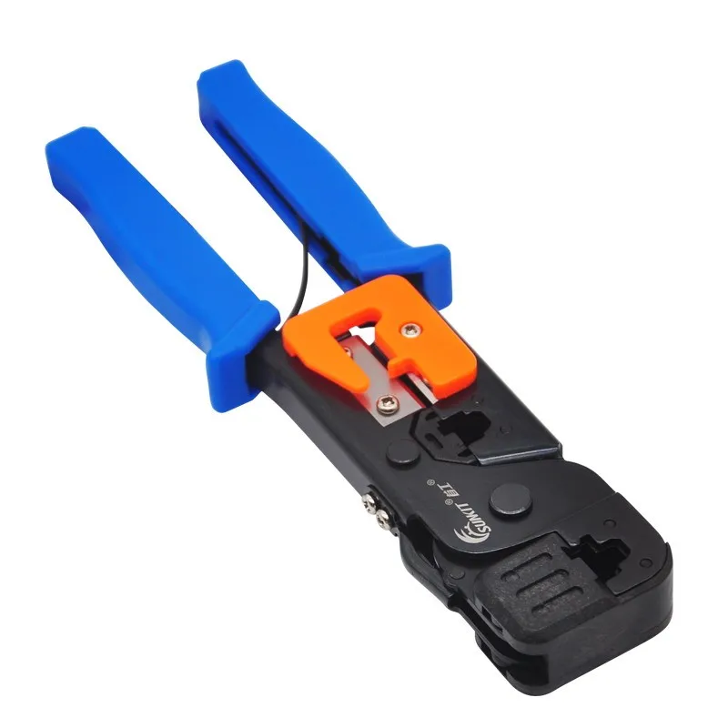 Original Sunkit SK-868G Dual-Use Net Pliers Lnternet Phone 8P/4P Crystal Head Crimping Pliers Crystal Pliers