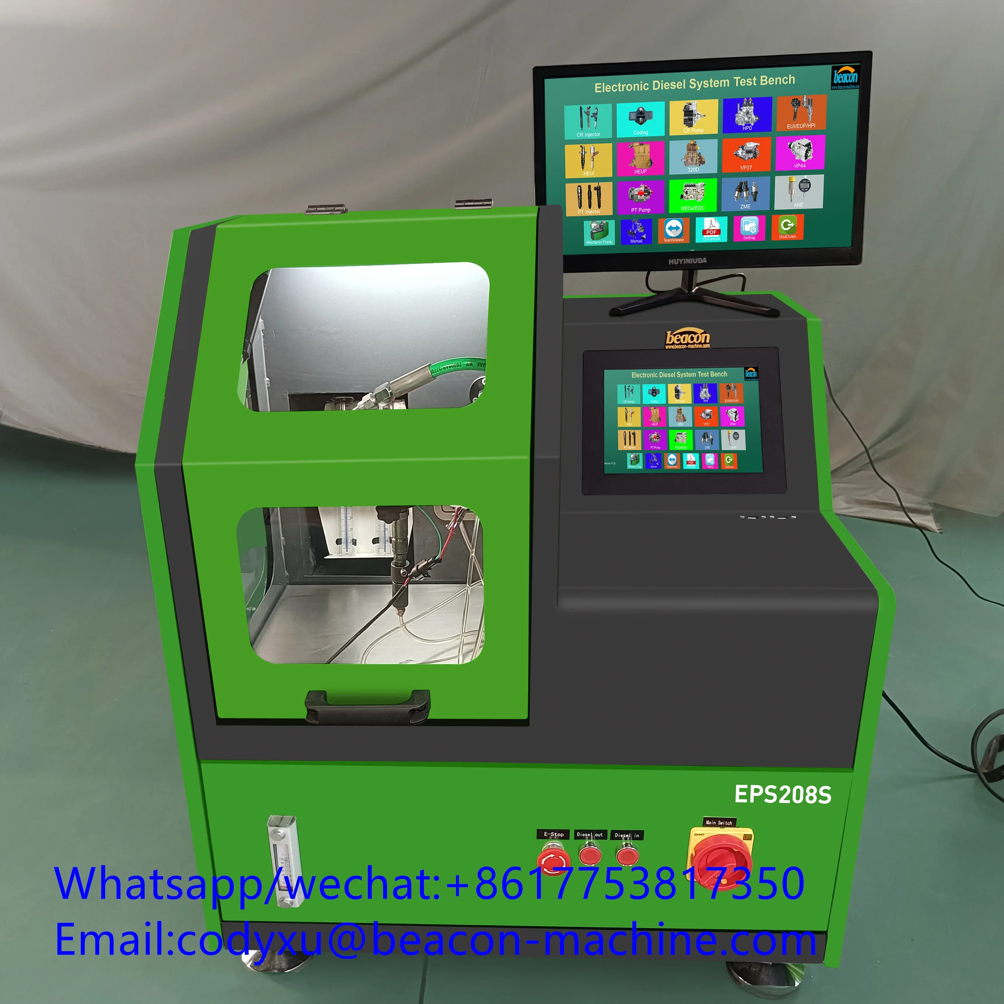 Автосервис EPS208s испытательный стенд высокого давления для инжектора дизельной