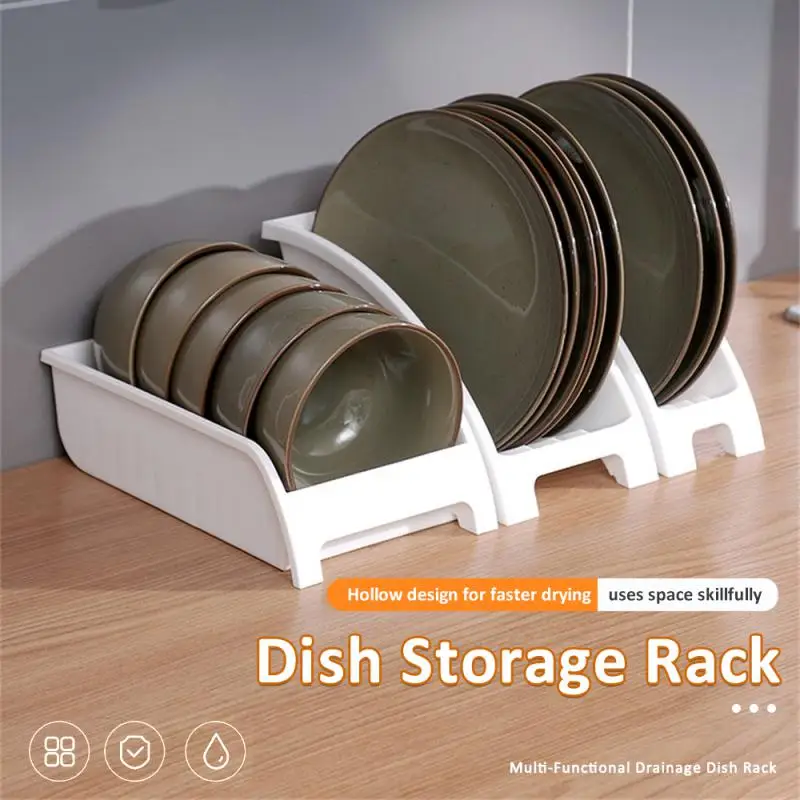 

New Kitchen Storage Rack Multi-functional High Quality Storage Rack Household Kitchen Gadgets Dish Storage Rack Drainage 2023