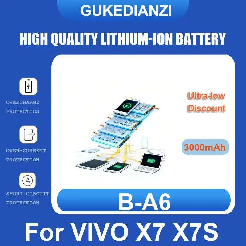 Фото Аккумулятор для VIVO V3 V3D V3A V3MA Y69 Y69A Y69S X7 X7S Y73S 5G V2031A S1 China Edition S5 S9E V2048A S10 S10Pro V23 Pro S12 X9S №4