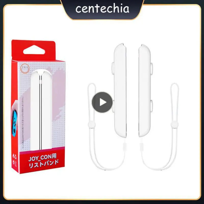 

Product Around The Game. White Handle Accessories Not Afraid Of Wear Handle Wrist Strap Feel Comfortable Fun Non-stop