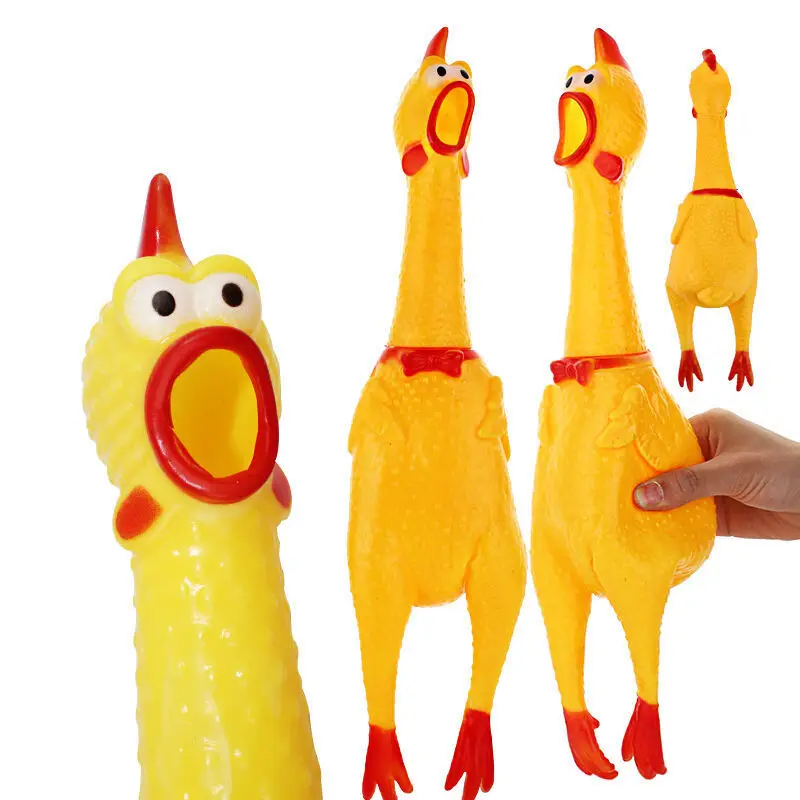 

Toys Vent Shrilling Pets Product Chicken Sound Dog Toy Squeak Tool Decompression Chicken Squeeze Screaming