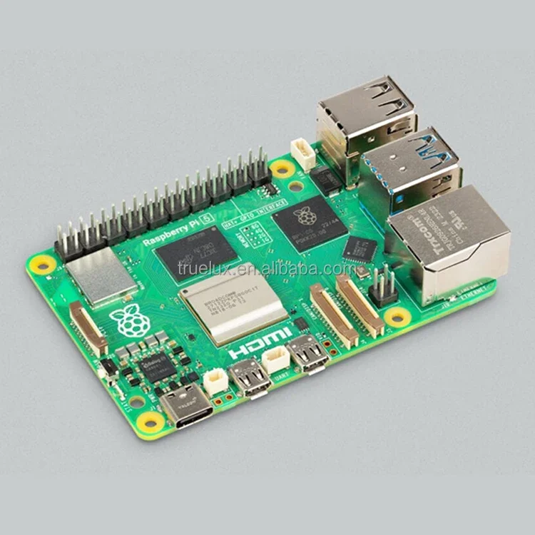 Raspberry Pi 5 5B 4 ГБ 8 LPDDR4X SDRAM Плата разработки Двухдиапазонный Wi-Fi BCM2712 2 ГГц 4-ядерный