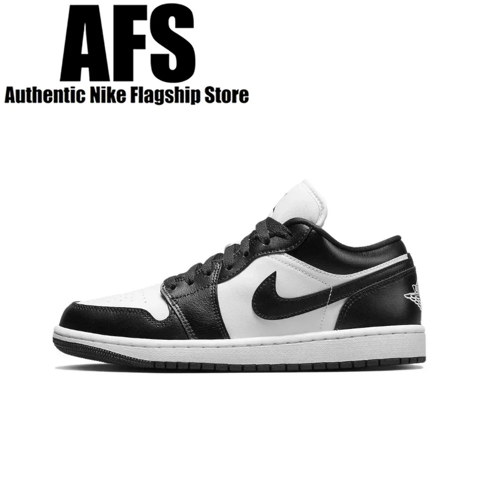 Оригинальные Air Jordan 1 Low &quotPanda&quot Oreo&quot черный белый цвет унисекс мужские и женские