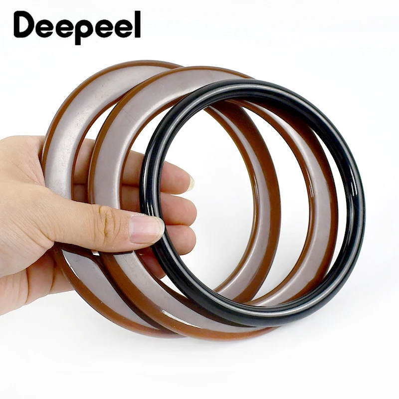 Круглые пластиковые ручки для пакетов ручной работы