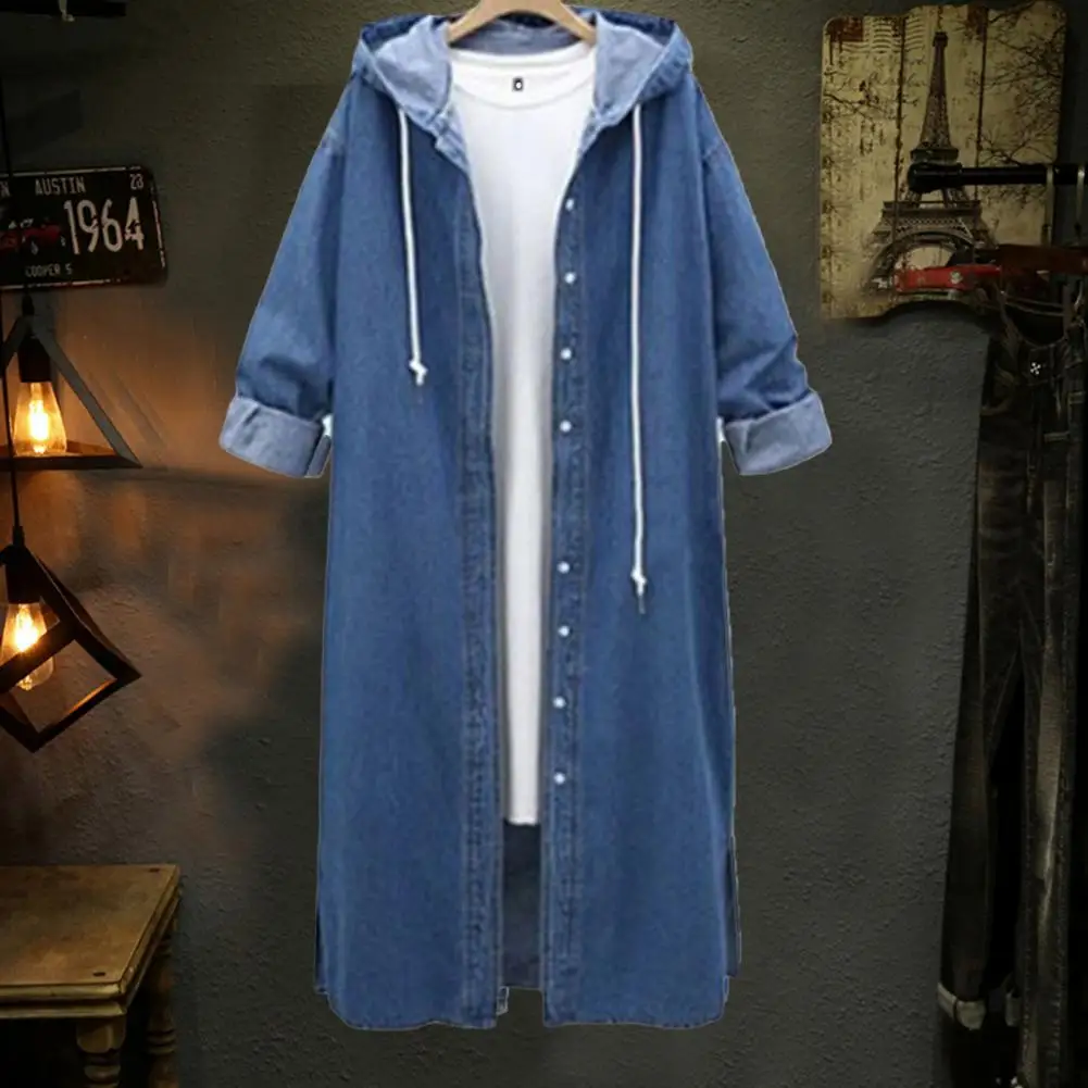 Women Coat Long Cardigan Single-breasted Soft Comfortable Hooded Ankle Length Long Sleeve Winter Jacket Winter Clothes